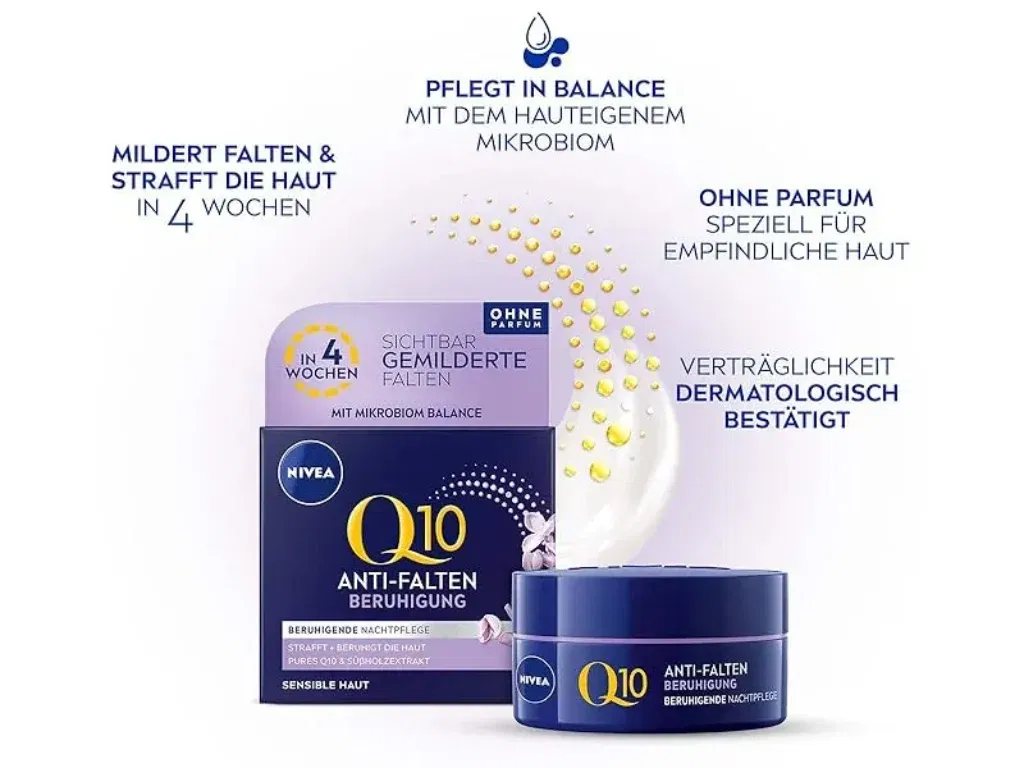 Nivea Q10 Anti-Falten Beruhigung Nachtpflege