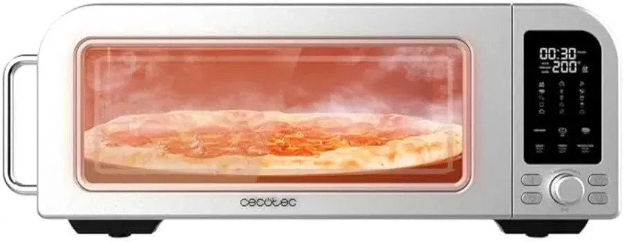 ecotec Forno Bravo Elektroofen mit Fenster für Pizza & Co