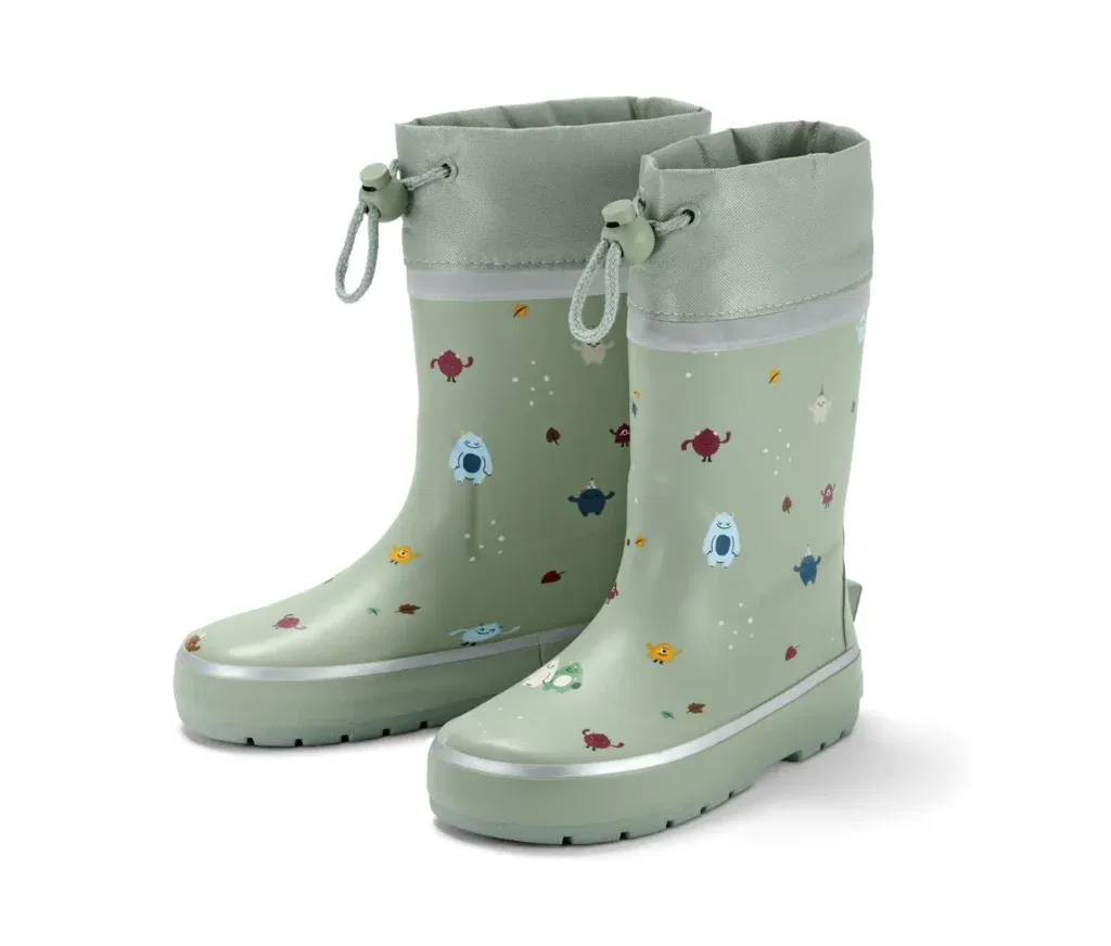 Kinder Gummistiefel Mit Monsterprint Oder Gepunktet (Gr. 26 - 31) Für 14,95 € Statt 22,94 € 