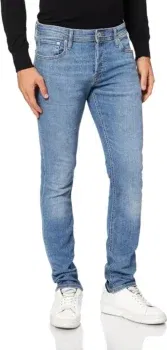 JACK & JONES Herren Skinny Jeans in Blau für 20 € inkl. Prime-Versand statt 35,00 €