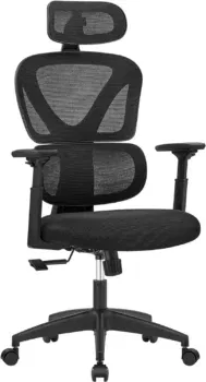 SONGMICS Bürostuhl (Schreibtischstuhl, ergonomischer Drehstuhl, Home Office, bis 120 kg) für 79,99 € inkl. Prime-Versand statt 114,27 €