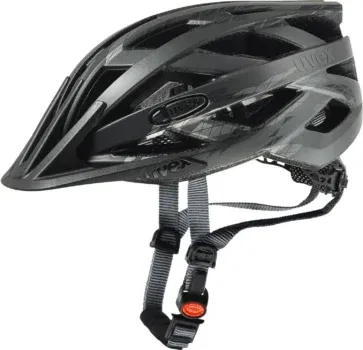 uvex i-vo cc Allround-Helm individuelle Größenanpassung - erweiterbar mit LED-Licht (52 - 57 cm, schwarz carbon) 🚴