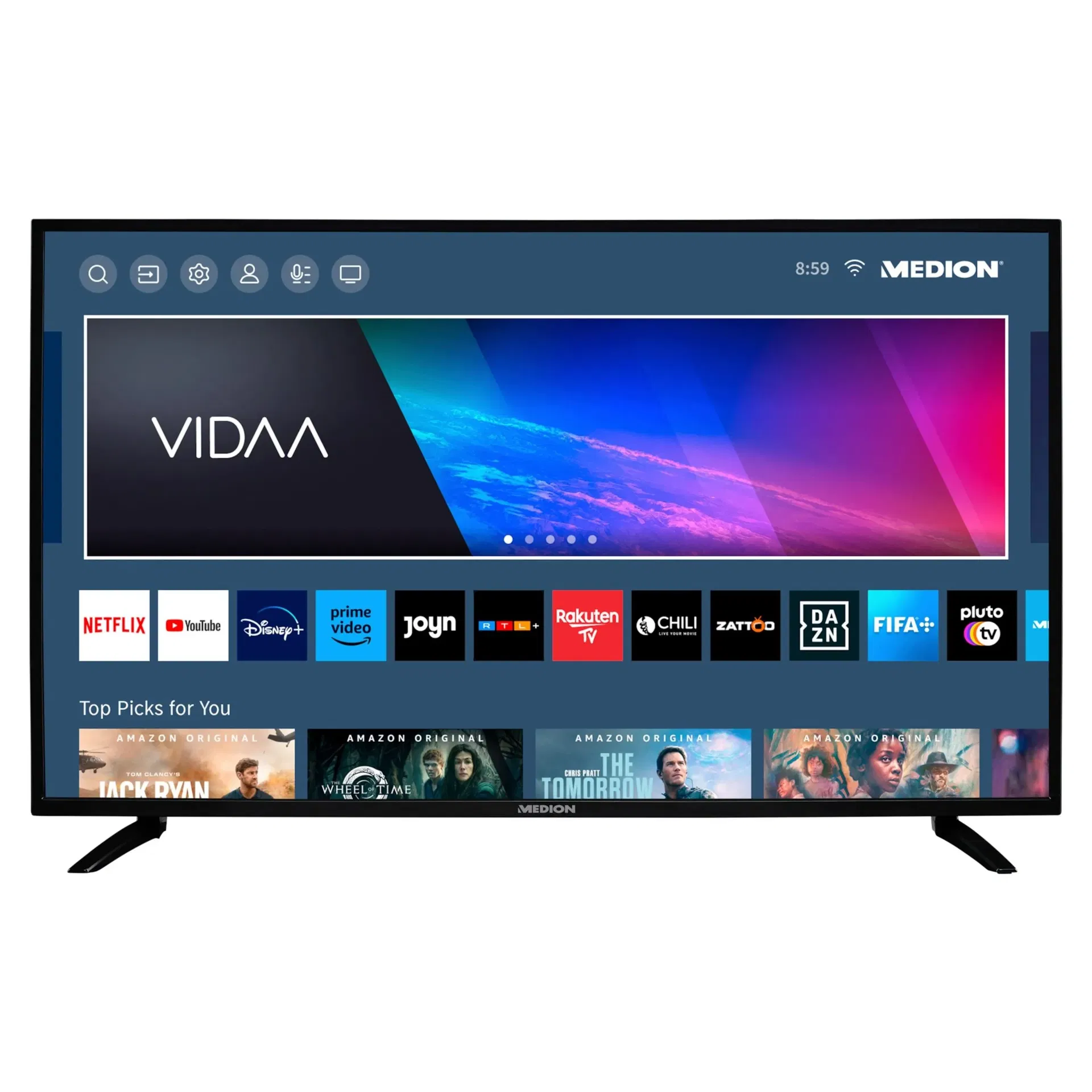 MEDION X14315 43 Zoll UHD / 4k Fernseher für 234,94 € inkl. Versand