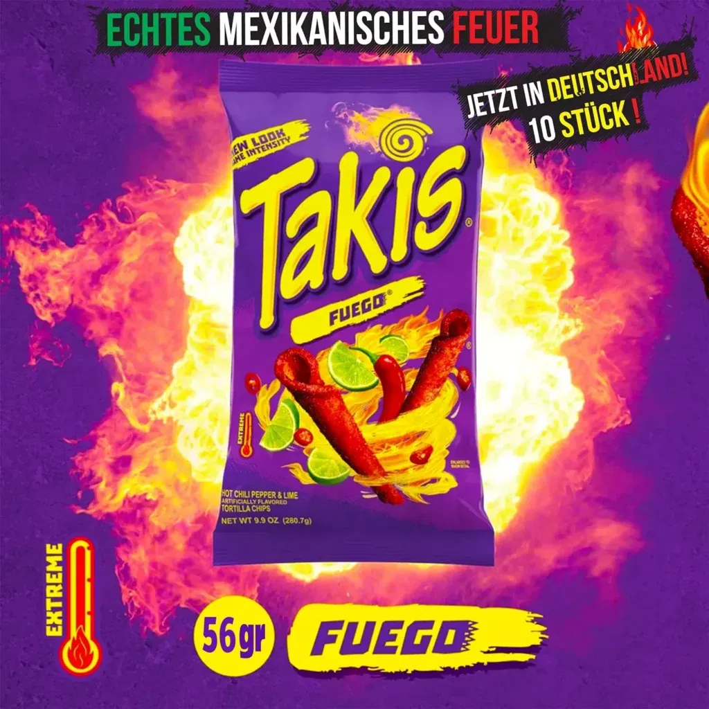 Takis Fuego Chips Box Für 14,99 € Inkl. Prime-Versand 🌶️