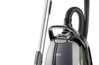 AEG VX9-2-ÖKO Staubsauger mit Beutel (inkl. Zusatzdüsen, 850 Watt, nur 65 dB(A), 5 Liter Staubbeutelvolumen)