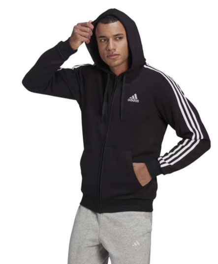 Adidas Essentials Fleece 3 Stripes Herren Hoodie