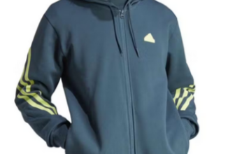 Adidas Future Icons 3-Stripes Full-Zip Herren Hoodie