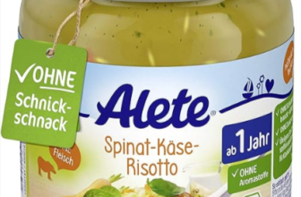 Alete-bewusst-BIO-Spinat-Käse-Risotto-ab-1-Jahr-Babynahrung