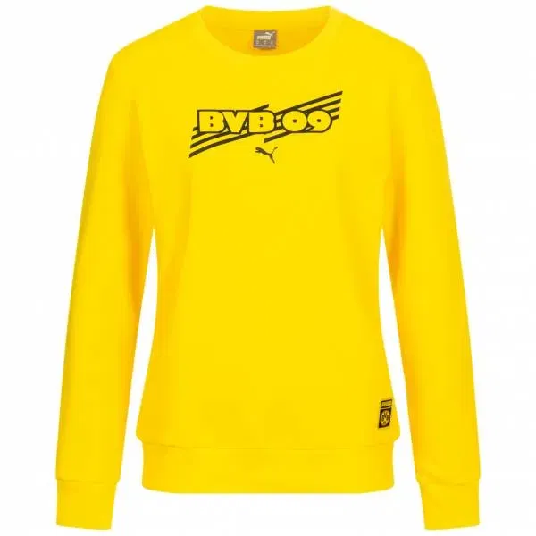 Borussia Dortmund Bvb Puma Ftblcore Crew Damen Sweatshirt 759987-01