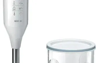 Bosch Stabmixer ErgoMixx MSM66110 (Mix- und Messbecher, 2 Geschwindigkeitsstufen, leichtes Gehäuse, 600 Watt)