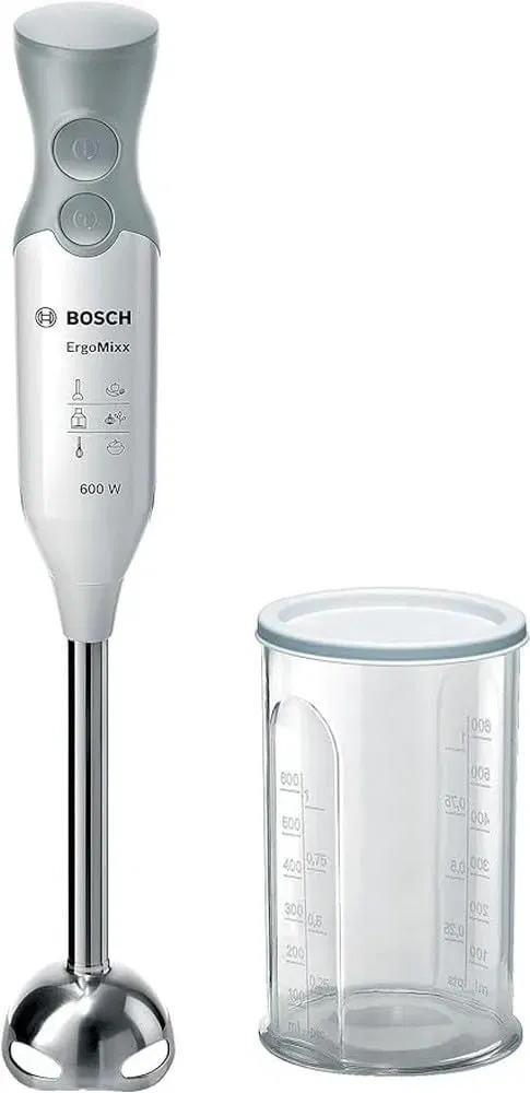 Bosch Stabmixer Ergomixx Msm66110 (Mix- Und Messbecher, 2 Geschwindigkeitsstufen, Leichtes Gehäuse, 600 Watt)