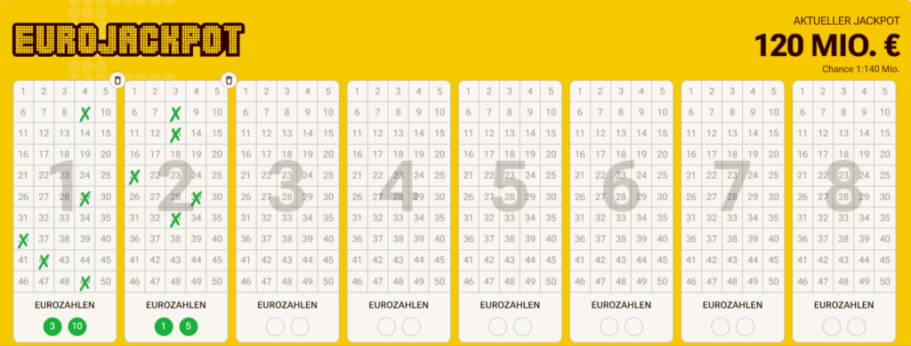 Eurojackpot 120 Mio Lotto24