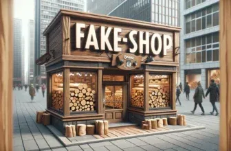 Illustration eines Fake Online-Shops namens bret-store.com
