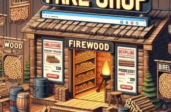 Fake Online-Shop deshopforall.com - Illustration