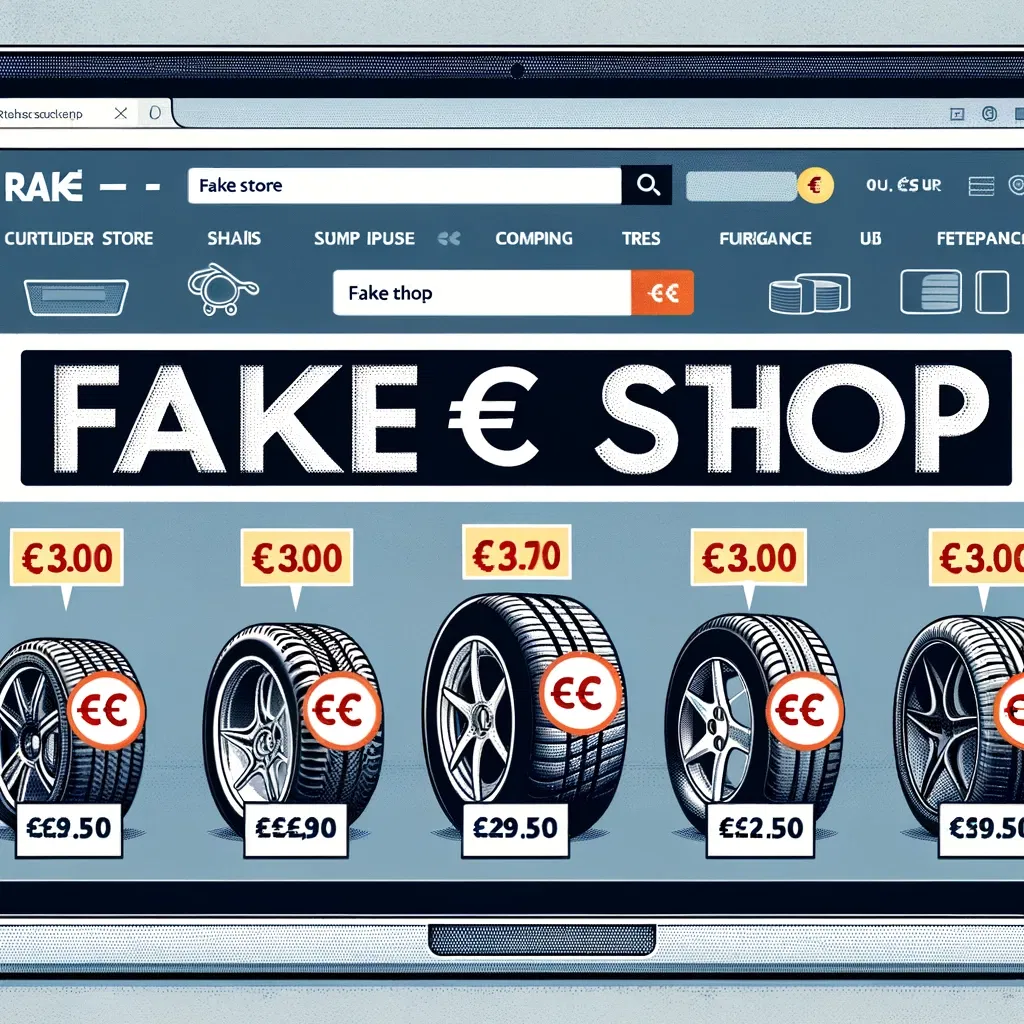 Fake Online-Shop Blank-Reifenversand.shop