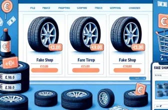 Mann prüft skeptisch die Website autoreifen-eberle.shop