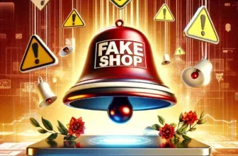 Computerbildschirm mit handelsbiene.de Fake Shop Warnung