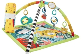 Fisher-Price 3-in-1 Spieldecke mit Spielbogen Rainforest