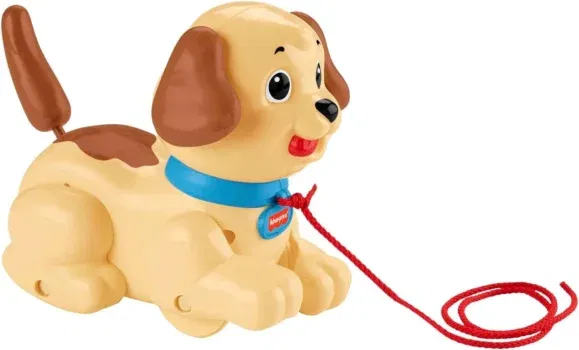 Fisher-Price H9447 - Nachziehspielzeug - macht Hundegeräusche und Bewegungen