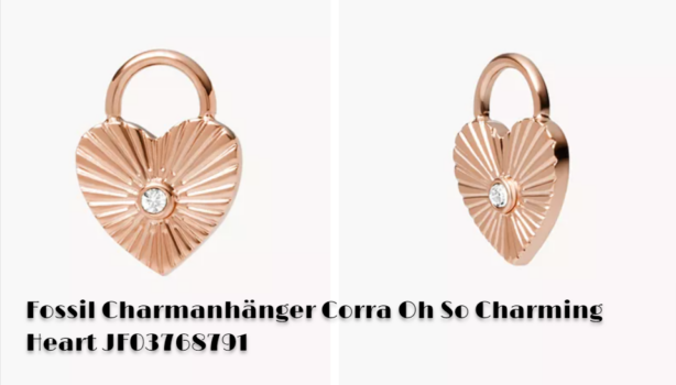 Fossil Charmanhänger Corra Oh So Charming Heart JF03768791