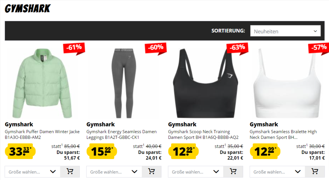 Gymshark-Marken-Sportspar