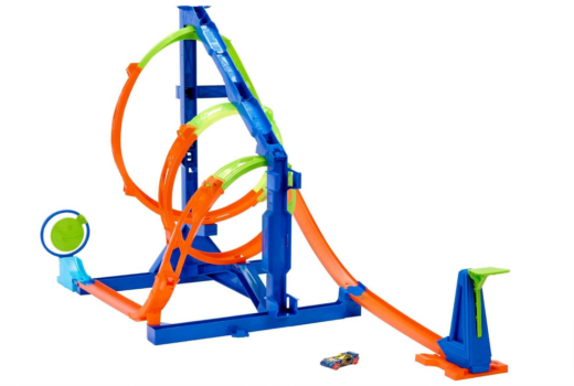 HOT-WHEELS-Looping-Twister-Set-Trackset-mit-dreifachem-Korkenzieher-Looping