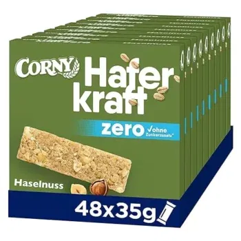 Haferriegel Corny Haferkraft Zero Haselnuss