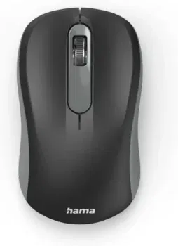 Hama kabellose Maus für Links- und Rechtshänder (3 Tasten, 2,4 Ghz, mit USB-Nanoempfänger, 1600 dpi, optische Maus, für Notebook und PC)