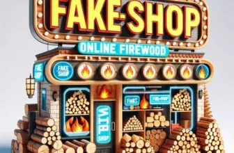 Computerbildschirm mit besteholzlager.ch - Fake Online-Shop
