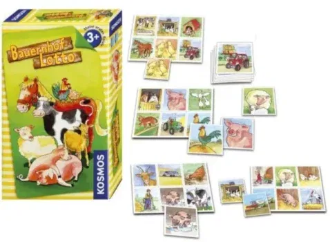 KOSMOS 710835 Bauernhof Lotto Kinderspiel