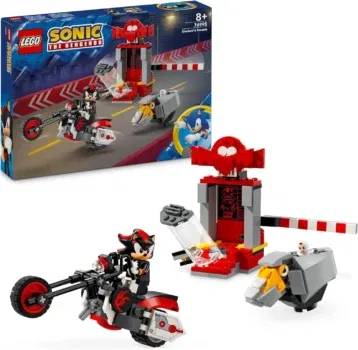 LEGO Sonic The Hedgehog Shadow The Hedgehog Flucht - Set mit Motorrad-Spielzeug