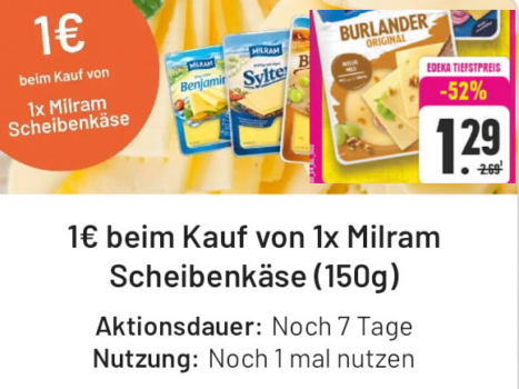 Milram Scheibenkäse