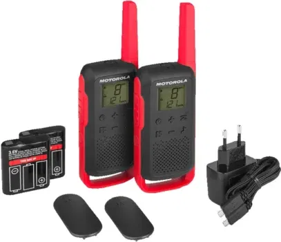 Motorola Talkabout T62 PMR-Funkgerät - 2er Set Walkie-Talkie