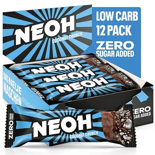 Neoh Zero Zucker Kokosnuss Schokoladen Crunch Riegel