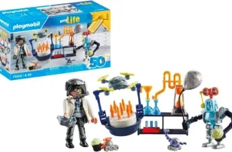 PLAYMOBIL myLife 71450 Forscher mit Robotern - Wissenschaftsparty im Labor