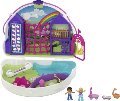 Polly Pocket GKJ65 - Regenbogen-Tasche