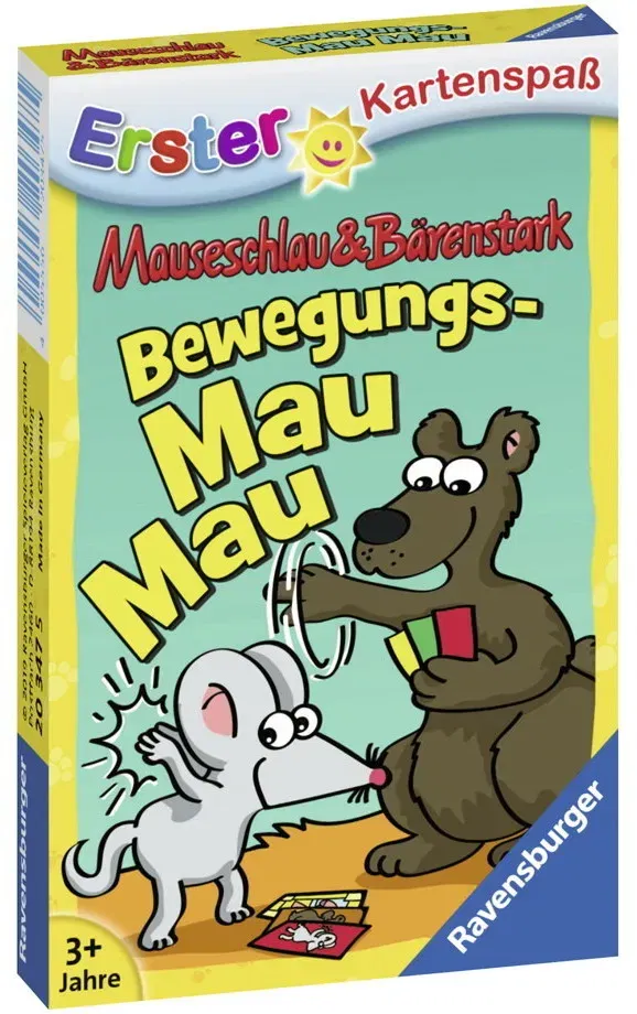 Ravensburger 20347 - Mäuseschlau &Amp; Bärenstark Bewegungs-Mau Mau