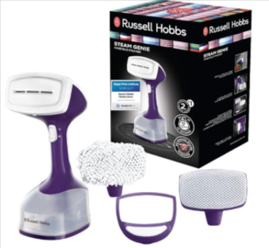 Russell-Hobbs-Dampfglätter-Testsieger-Bügeleisen-Multi-Steam-Genie-1650W-25g-min-Dampf-260ml-schnellaufheizend-inkl-3-Aufsätze