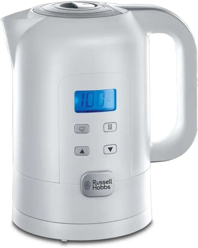 Russell Hobbs Wasserkocher Mit Digitaler Temperatureinstellung (1,7L, 2200 Watt, Warmhaltefunktion)