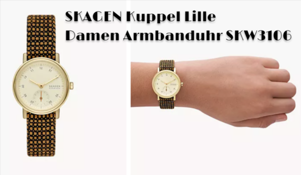 SKAGEN Kuppel Lille Damen Armbanduhr SKW3106