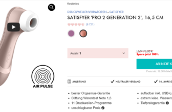 Satisfyer Pro 2 2. Generation Druckwellenvibrator