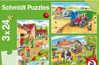 Schmidt Spiele 56216 Auf dem Bauernhof (3x24 Teile) Kinderpuzzle