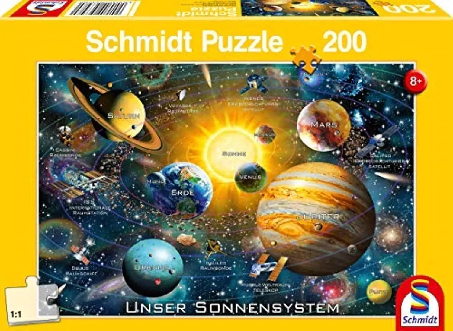 Schmidt Spiele 56308 Unser Sonnensystem Kinderpuzzle (150 Teile)