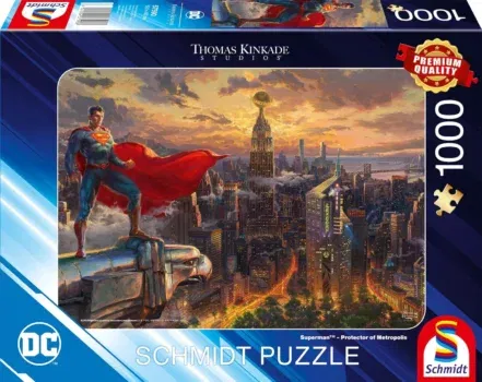 Schmidt Spiele Thomas Kinkade - Superman Protector of Metropolis Puzzle (1.000 Teile)