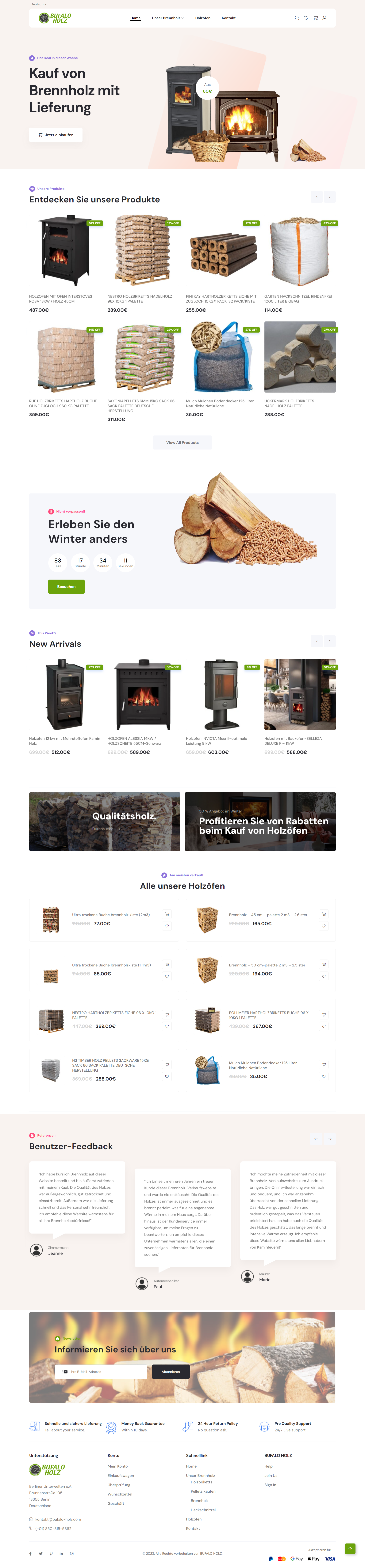 Screenshot Fake Online-Shop bufalo-holz com Screenshot Fake Online-Shop Bufalo-Holz Com