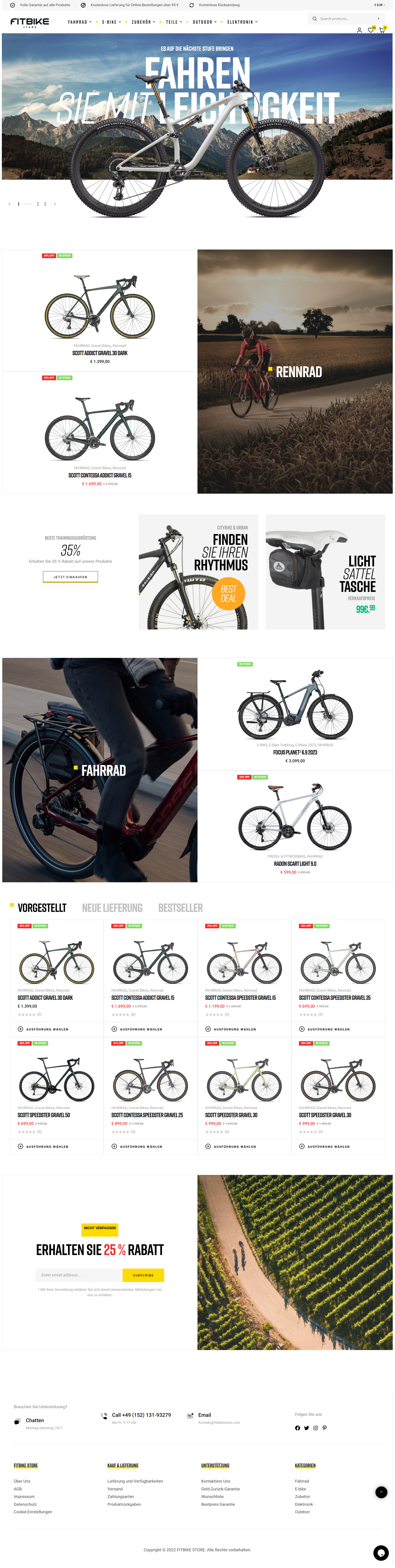 Screenshot Fitbikestore Com