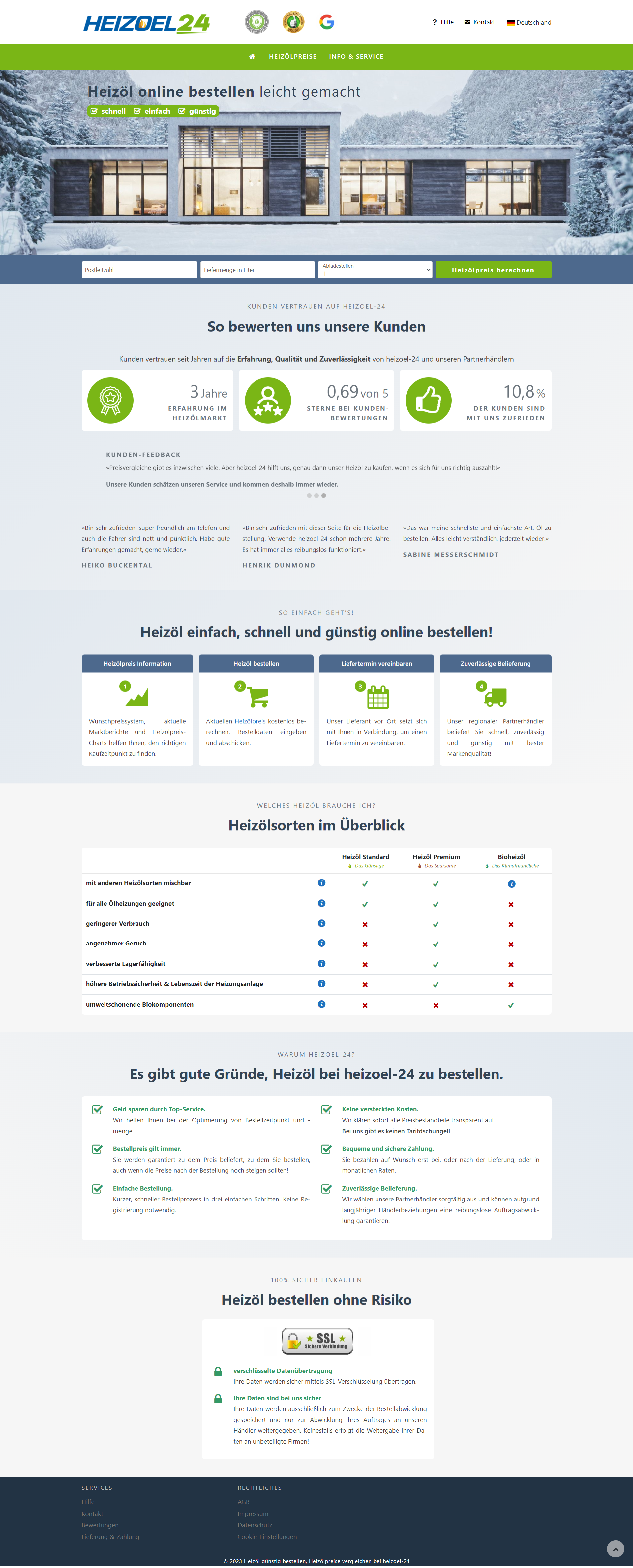 Screenshot Heizoel-24.Eu