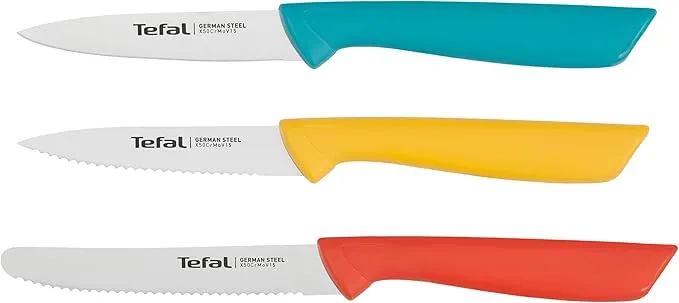 Tefal K273S3 Colorfood Messerset 3-teilig für 9,95 € inkl. Prime-Versand