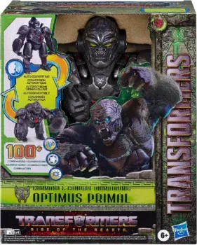 Transformers Rise of the Beasts Command & Convert animatronische Figur Optimus Primal 2