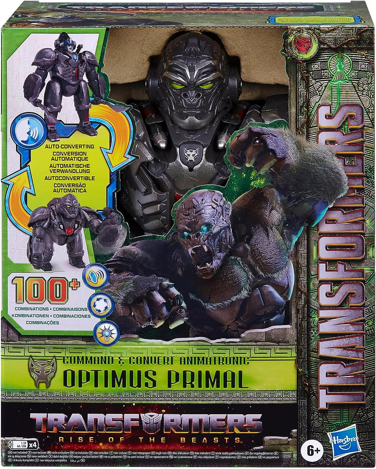 Transformers: Rise of the Beasts Command & Convert animatronische Figur Optimus Primal für 29,99 € inkl. Versand (statt 74,99 €)